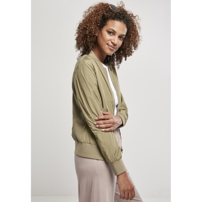 Veste bombers femme Urban Classics vert kaki Vert kaki
