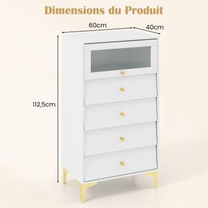 Commode Miroir Bahut XXL en Bois - Élégant Buffet