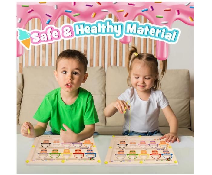 Jeu De Motricité Fine Montessori, Labyrinthe Magnétique Pour Enfants 3 4 5 Ans