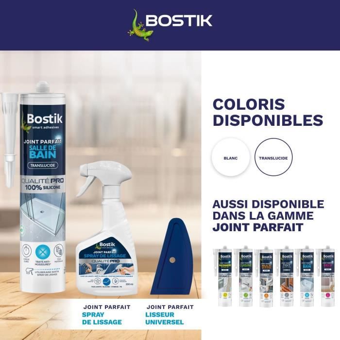 Mastic salle de bain BOSTIK Joint Parfait Étanchéité silicone — free download
