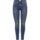 ONLY LICENCE ONLY Jean Skinny à Taille Classique Bleu Denim Femme