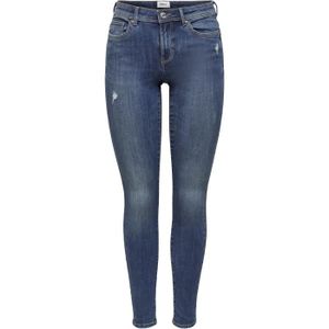 JEANS ONLY Jean Skinny à Taille Classique Bleu Denim Fem