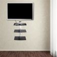 Etagere en verre mural tv