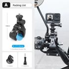 AIHONTAI Type A Support De Guidon De Vélo Pour Gopro 10 9 8, Accessoires De Moto Pour Dji Osmo Xiaomi Yi, Caméra D'act
