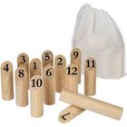 ATMOSPHERA FOR KIDS Jeu de Quilles en Bois "Nordique" 21cm Naturel