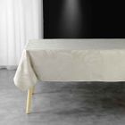 DOUCEUR D'INTERIEUR Nappe Jacquard "Plumette" 140x240cm Lin