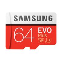 64GB Carte mémoire Micro SD carte TF compatible pour Samsung EVO Plus 4K