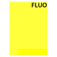 3 sticker format A4 couleur Jaune fluo