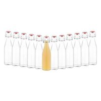12 pièces Set de bouteilles à couvercle pivotant Anton 0,5 litre I verre tr 25575