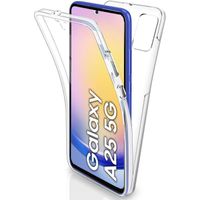 Coque Intégrale pour Samsung Galaxy A25 5G - Antichoc Protection Transparente Anti-Rayures
