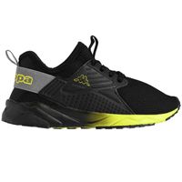 Sneakers San Puerto Elastic  pour Garçon - Noir, gris moyen, jaune néon