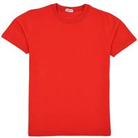 Enfants Garçons T-shirts Plaine Rouge Doux Toucher T-shirt Eté Réservoir Top Et T-shirts Pour Enfants Et Garçons Agé  5-13 Ans