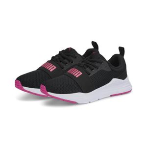 BASKET MULTISPORT Baskets - Ado Fille - Puma - Wired Run - Noir et r