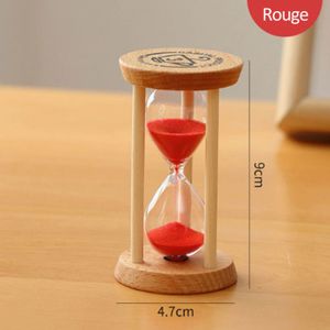 6pcs Sablier Coloré 3/5/10/15/20/30 Minutes Sablier Horloge