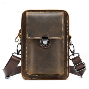 100% authentique sac des hommes en cuir Crazy Horse cuir sacs à main 100% authentique sac des hommes en cuir Crazy Horse cuir sacs à main