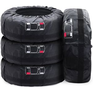 Housse Roue De Secours 13" En PVC Renforcé Anti-UV - étanche Et Ajustable - Pour Camping-car, Remorque, SUV