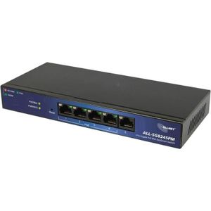 SWITCH - HUB ETHERNET  Switch réseau RJ45 Allnet ALL-SG8245PM 5 ports 1.000 Mo-s fonction PoE 1 pc(s)