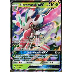 CARTE A COLLECTIONNER carte Pokémon 15-149 Floramantis-GX 210 PV SM1 - S