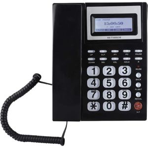 Téléphone fixe Téléphone Filaire avec répondeur - MARQUE - Modèle
