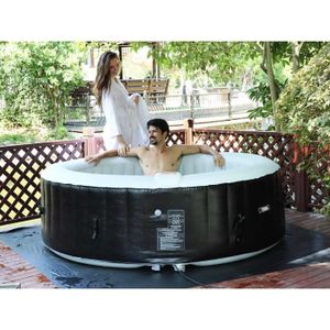 SPA COMPLET - KIT SPA Spa gonflable rond Bulles 6 places - AquaZendo 208