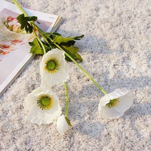Fleurs Artificielles En Soie Coquelicot Cdiscount