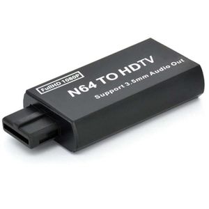 CÂBLE JEUX VIDEO Plug and play convertisseur HDMI pour Nintendo 64 (N64) / Super Nes (SNES) / Game Cube (NGC) - adaptateur compatible prise audio 3,5