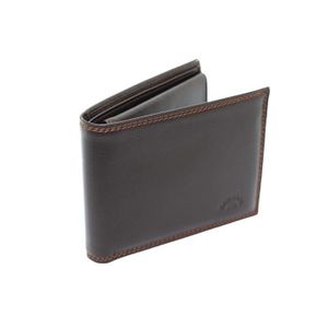 Portefeuille En Cuir Elephant D'Or - Noir - Deux Volets - Neuf Sans étiquette - Homme