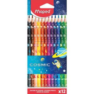 CRAYON DE COULEUR Crayon de couleur COSMIC, étui carton de 12