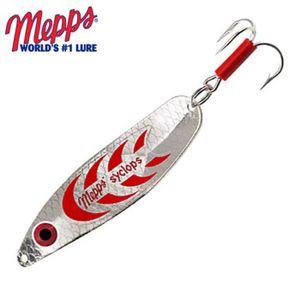 Lot de 2 Cuillers Mepps Aglia Argent Points Noirs