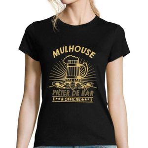 T-SHIRT Mulhouse | Pilier de Bar Officiel| T-shirt Femme -