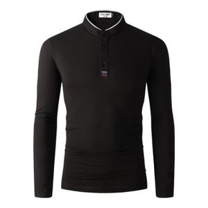Chemise Homme Lightning Bolt Noire – Manches Longues, Coton, Poches, Taille M