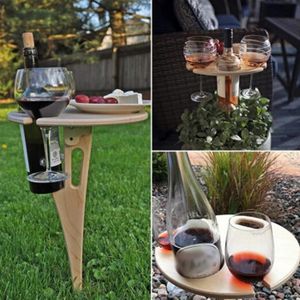 Table Basse Pliante APPOINT 50CM Rose Fushia Pliable Plage Camping TRANSAT Cocktail 