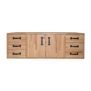 ETABLI - MEUBLE ATELIER Cabinet en bois Large - 1390 mm