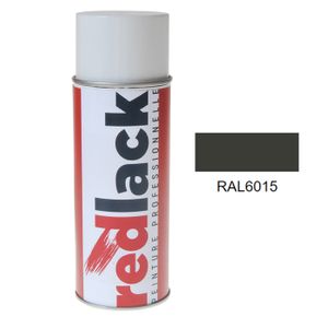 PEINTURE - VERNIS Redlack Peinture aérosol RAL 6015 Brillant multisupport