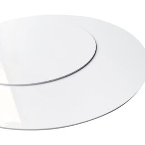 SOLS PVC Panneau Plastique PVC 1,5 mm Rond 40 cm (400 mm)