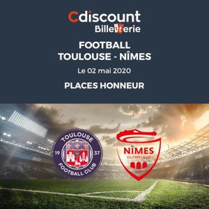 Billet TFC-Nîmes - Honneur sud - Billets envoyés par mail