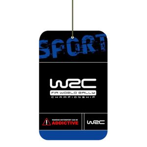 DÉSODORISANT AUTO WRC carte parfumée à suspendre