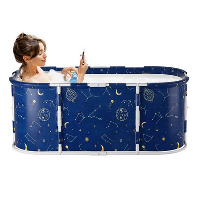 Grande Baignoire Pliable Pour Adulte OUKANING - Douche, Spa, Portable Avec Pompe électrique
