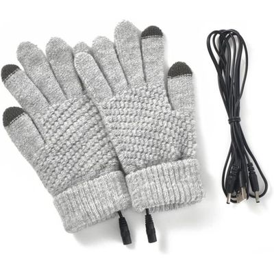 Gants Chauffants USB Homme Femme - Imperméables Écran Tactile - Pour Moto, Ski, Vélo