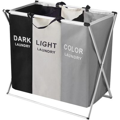 Panier A Linge | Corbeille A Linge 80 Litres, Couleur Beige | Panier À Linge Pliable En Feutre