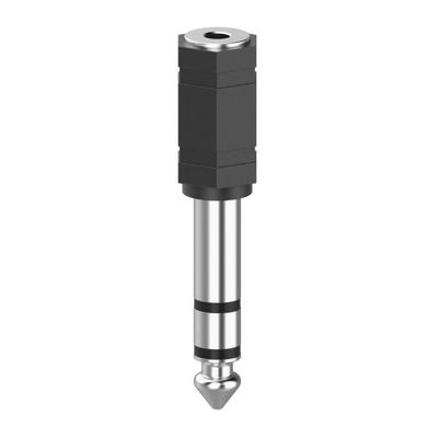 Hama Adattatore Audio RCA-jack 3,5 Mm – Connettori Femmina/maschio, Nero, Cavo 0,1 M
