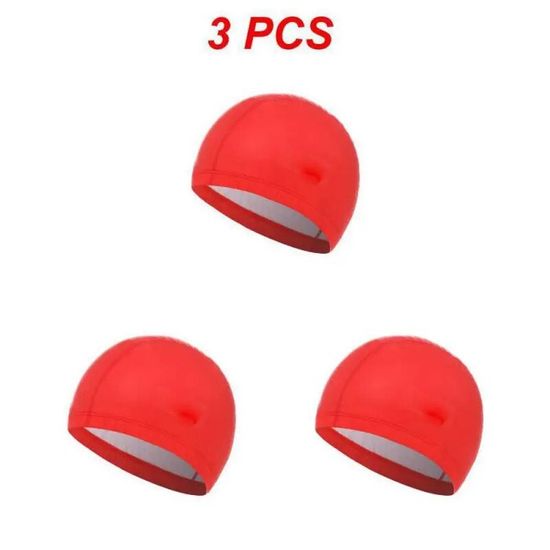 Bonnet De Bain élastique En Tissu Pu Imperméable Pour