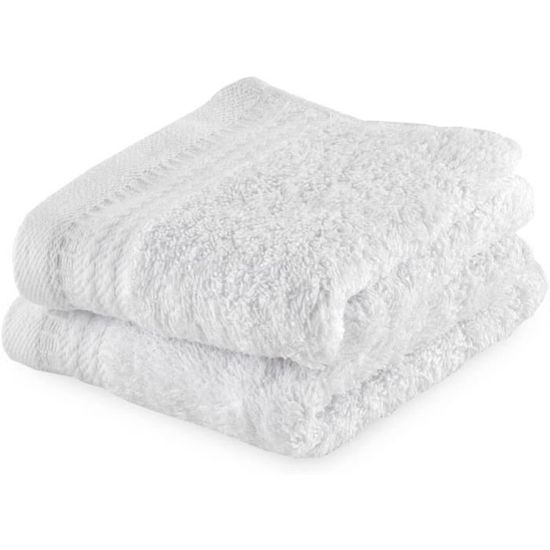 Lot De 10 Serviettes De Bain Today Essential 100% Coton Paon - 4x (30x50) + 4x (50x90) + 2x (70x130 Cm) Ultra Douces