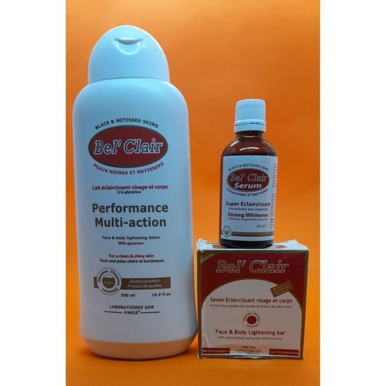 Gamme Super Eclaircissante Bel Clair Visage Et Corps Peaux Metissees Anti Taches Et Rajeunissant Cdiscount Au Quotidien