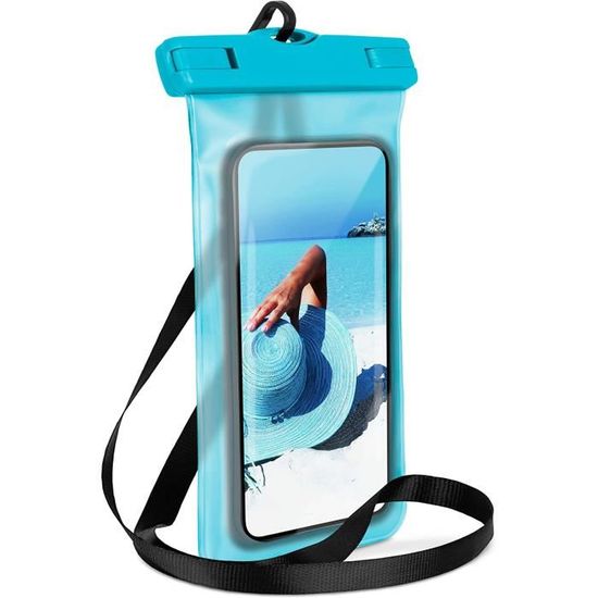 Boîtier Étanché 20m Pour Caméra D'Action 360° – Housse Protection Tactile + Anti-Buée – Compatible Modèles Panoramiques