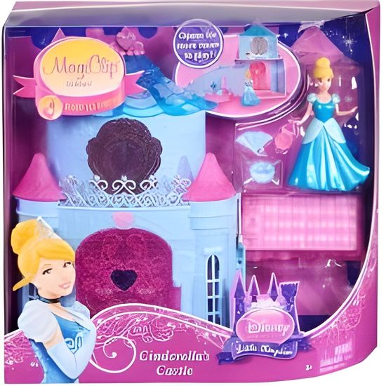 Mattel Disney Princess Mini poupee Cendrillon Magiclip et Chateau Cdiscount Jeux Jouets