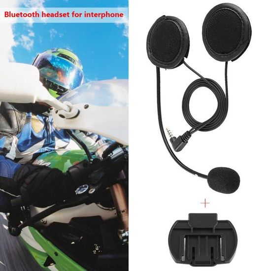 Micro casque Bluetooth pour casque de moto talkiewalkie HB016 Cdiscount Auto