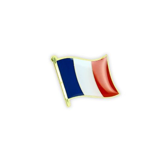 Pin's C'est Pas Faux ! CLJ Charles Le Jeune - Badge Humour Acier Noir Et Blanc