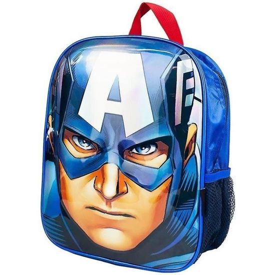 Sac à Dos Warner Bros. Captain Marvel - 16 Pouces - Polyester Multicolore - NEUF