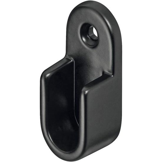 Support Tringle Ovale Pour Penderie - 2 Pièces - Gedotec Nickelé